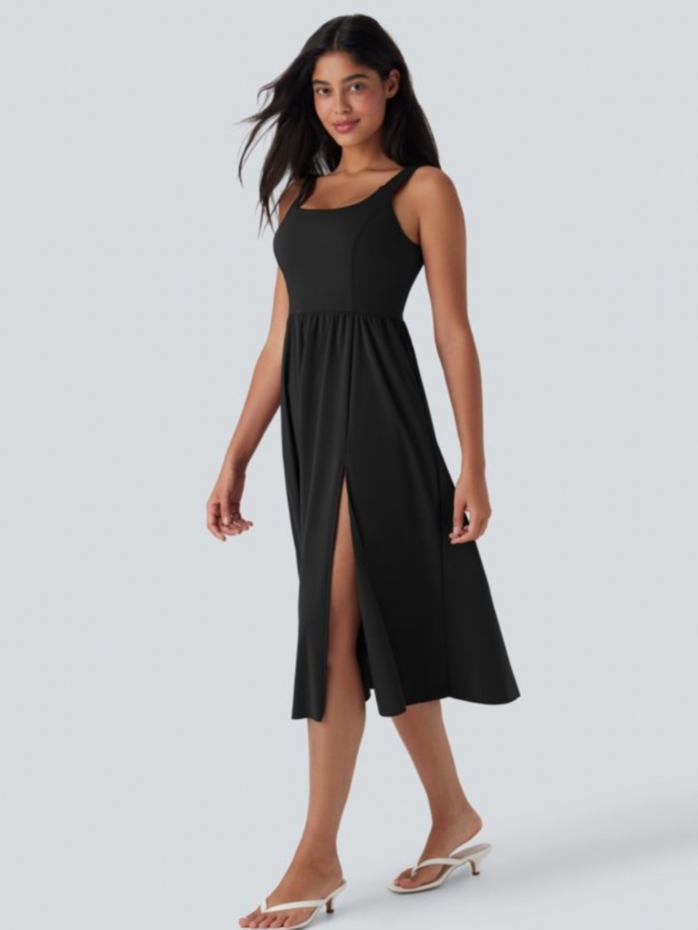 Halara SoftlyZero Midi Dress D-F Cups